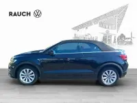 Gebraucht VW T-Roc Cabriolet R-line 150 PS (110 kW) 2021 Schwarz Cabrio