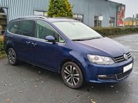 Gebraucht VW Sharan United 150 PS (110 kW) 2021 Blau Van / Kleinbus