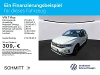 Gebraucht VW T-Roc Style 150 PS (110 kW) 2023 Pure white/schwarz SUV