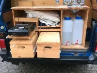 Gebraucht Nissan Vanette 67 PS (49 kW) 1990 Blau Van / Kleinbus