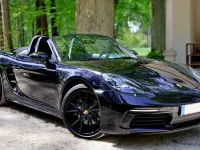 Gebraucht Porsche Boxster 299 PS (219 kW) 2021 Schwarz Cabrio
