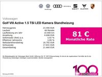 gebraucht VW Golf VIII VIII Active 1.5 TSI LED Kamera Standheizung