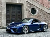 Gebraucht Porsche 718 Spyder 420 PS (308 kW) 2022 Blau Cabrio
