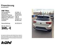 Gebraucht VW T-Roc Move 110 PS (80 kW) 2023 Ivory silver metallic SUV