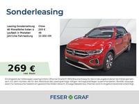 Gebraucht VW T-Roc Cabriolet Goal 116 PS (85 kW) 2025 Kings red metallic schwarz Cabrio