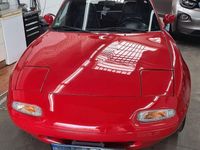Gebraucht Mazda MX5 116 PS (85 kW) 1990 Rot Cabrio