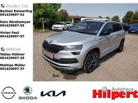 Gebraucht Skoda Karoq SportLine 150 PS (110 kW) 2021 Brilliantsilber metallic (metallic) SUV