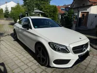 Gebraucht Mercedes C180 AMG line 156 PS (114 kW) 2017 Weiß Coupé