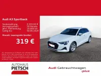 Używany Audi A3 Advanced 204 KM (150 kW) 2025 Biały Sedan/Limuzyna
