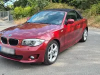 Gebraucht BMW 118 Cabriolet Sport Line 143 PS (105 kW) 2011 Rot Cabrio