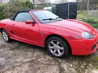Używany MG TF 136 KM (100 kW) 2002 Czerwony Kabriolet