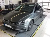 Gebraucht VW Golf VII Join 110 PS (80 kW) 2018 Grau Kombi