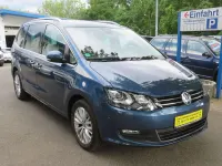 Gebraucht VW Sharan Ocean 184 PS (135 kW) 2015 Hudson bay blue metallic Van / Kleinbus