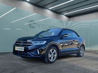 Gebraucht VW T-Roc Cabriolet R-line 150 PS (110 kW) 2024 Schwarz Cabrio