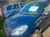 Używany Dacia Sandero 75 KM (55 kW) 2010 Niebieski Hatchback