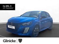 Neu Peugeot e-208 Allure 100 kW (136 PS) 2025 Blau/typ aussenverkleidung metallic drei schichten perlmutt Kleinwagen