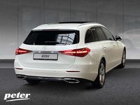 Gebraucht Mercedes C220 Avantgarde 200 PS (147 kW) 2022 Unilack polarweiß Kombi