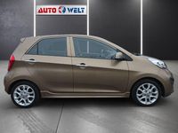 Gebraucht Kia Picanto Attract 69 PS (50 kW) 2014 Braun Kleinwagen