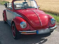 Gebraucht VW Käfer Karmann 51 PS (37 kW) 1976 Rot Cabrio