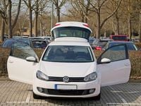 Gebraucht VW Golf VI 122 PS (89 kW) 2009 Weiß Kleinwagen