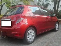Gebraucht Toyota Yaris 69 PS (50 kW) 2012 Rot Kleinwagen