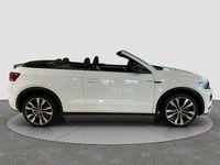 Gebraucht VW T-Roc Cabriolet R-line 150 PS (110 kW) 2021 Weiß Cabrio