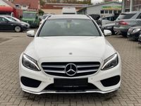 gebraucht Mercedes C180 AMG Paket/Automatik/Panorama/Leder/Navi