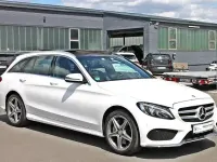 Gebraucht Mercedes C250 AMG line 204 PS (150 kW) 2016 Weiß Kombi