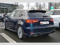Gebraucht Audi A3 Sportback S-Line 150 PS (110 kW) 2017 Blau metallic Kleinwagen