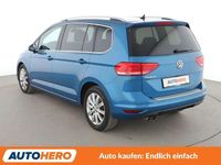 Gebraucht VW Touran Highline 150 PS (110 kW) 2016 Blau Van / Kleinbus