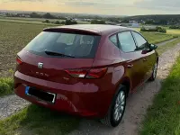 Używany Seat Leon Style 150 KM (110 kW) 2014 Czerwony Sedan/Limuzyna