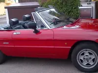 Gebraucht Alfa Romeo Spider 115 PS (84 kW) 1989 Rot Cabrio