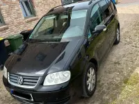 Gebraucht VW Touran 116 PS (85 kW) 2003 Schwarz Van / Kleinbus