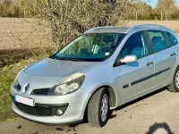Brugt Renault Clio II Dynamique 75 HK (55 kW) 2008 Sølv Sedan