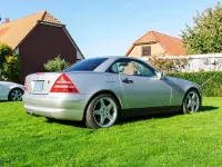 Gebraucht Mercedes SLK230 AMG 193 PS (141 kW) 1997 Silber Cabrio