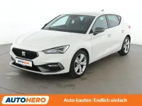 Używany Seat Leon FR 150 KM (110 kW) 2021 Biały Sedan/Limuzyna