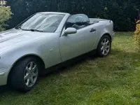 Gebraucht Mercedes SLK230 193 PS (141 kW) 1997 Silber Cabrio