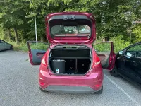 Gebraucht Ford Fiesta 82 PS (60 kW) 2009 Rot Kleinwagen