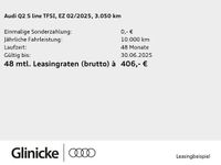 Gebraucht Audi Q2 S-Line 150 PS (110 kW) 2024 Arkonaweiß SUV