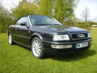 Used Audi Cabriolet 125 HP (91 kW) 1998 Black Cabriolet
