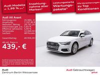 Gebraucht Audi A6 Design 204 PS (150 kW) 2023 Gletscherweiß metallic Kombi