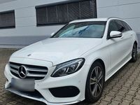 gebraucht Mercedes C250 d 4MATIC T AMG Line - Scheckheftgepflegt