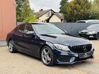 Gebraucht Mercedes C220 AMG line 170 PS (125 kW) 2018 Cavansitblau met. Limousine