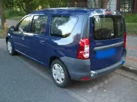 Gebraucht Dacia Logan MCV 75 PS (55 kW) 2009 Blau Kombi