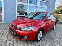 Gebraucht VW Golf VI Team 105 PS (77 kW) 2010 Rot Kleinwagen