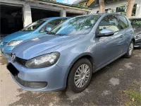 Gebraucht VW Golf VI Trendline 80 PS (58 kW) 2009 Blau Kleinwagen