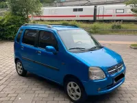 Gebraucht Opel Agila 75 PS (55 kW) 2002 Blau Van / Kleinbus