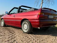 Gebraucht Ford Escort Cabriolet 105 PS (77 kW) 1991 Rot Cabrio