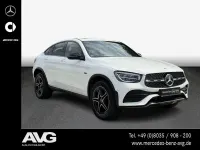 Gebraucht Mercedes GLC300de AMG line 306 PS (225 kW) 2020 Weiß Coupé