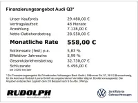 Gebraucht Audi Q3 S-Line 190 PS (139 kW) 2021 Navarrablau metallic SUV